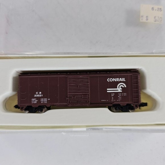 Con-Cor 40 Ft Steel Boxcar Conrail N Scale #001-100103 - Picture 2 of 6